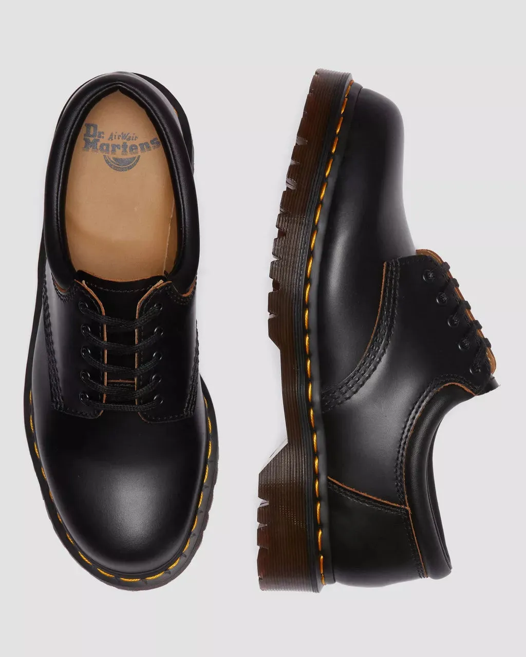 8053 Vintage Smooth Leather Oxford Shoes