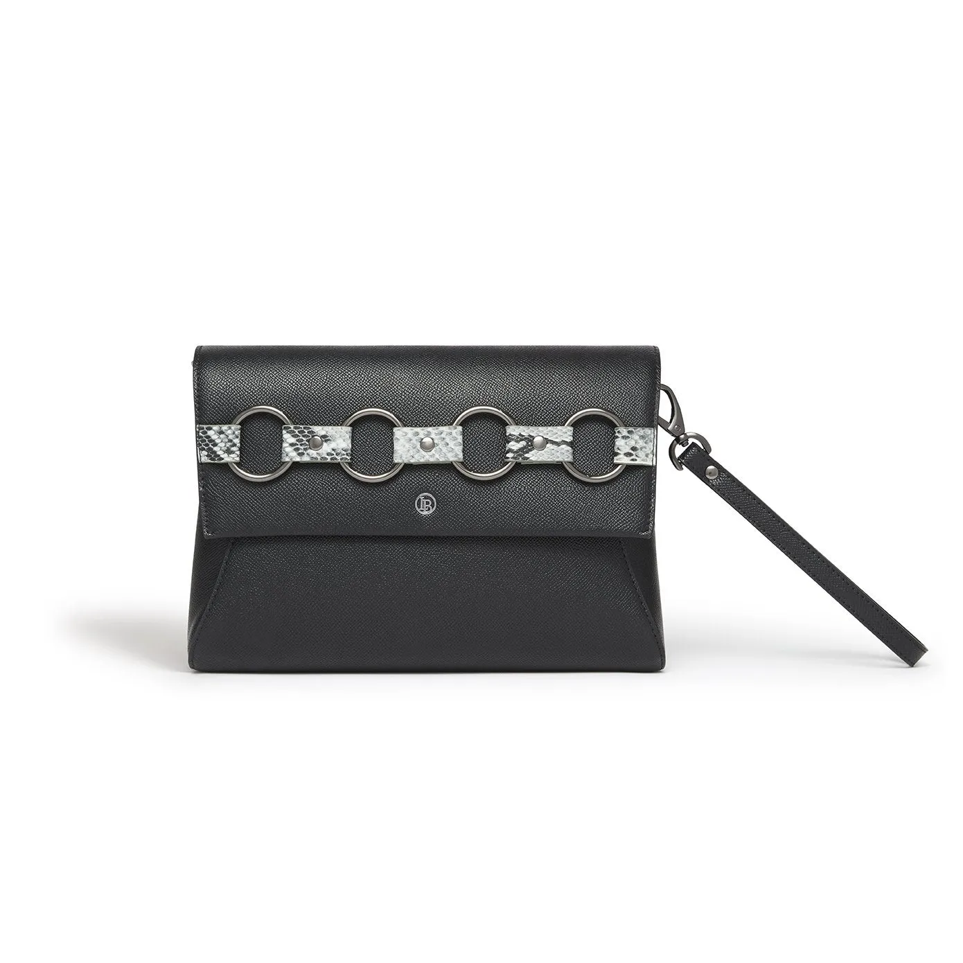 Alder Black Clutch & Cross-Body Bag