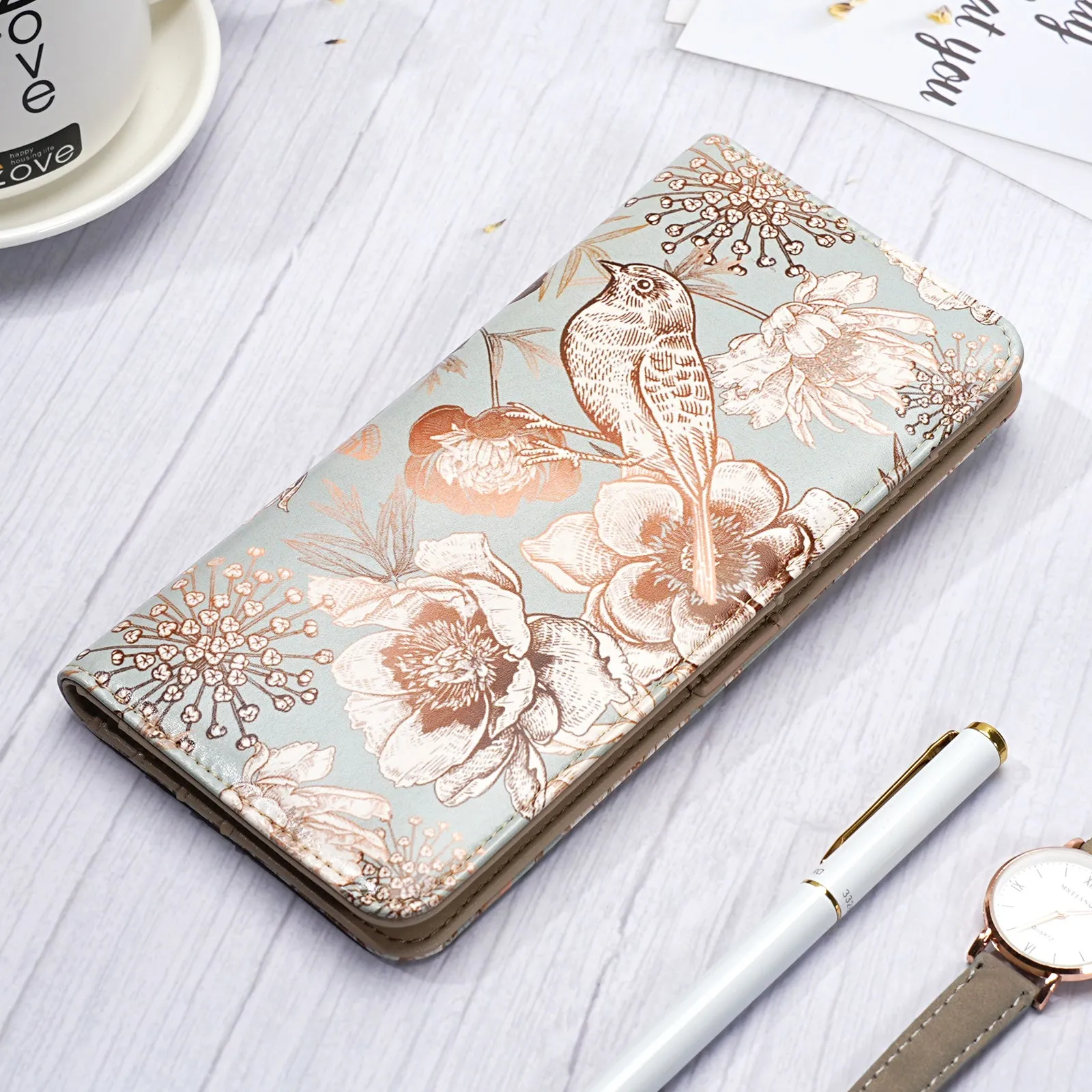 APHISON Ultra Slim RFID Long Wallet - 126