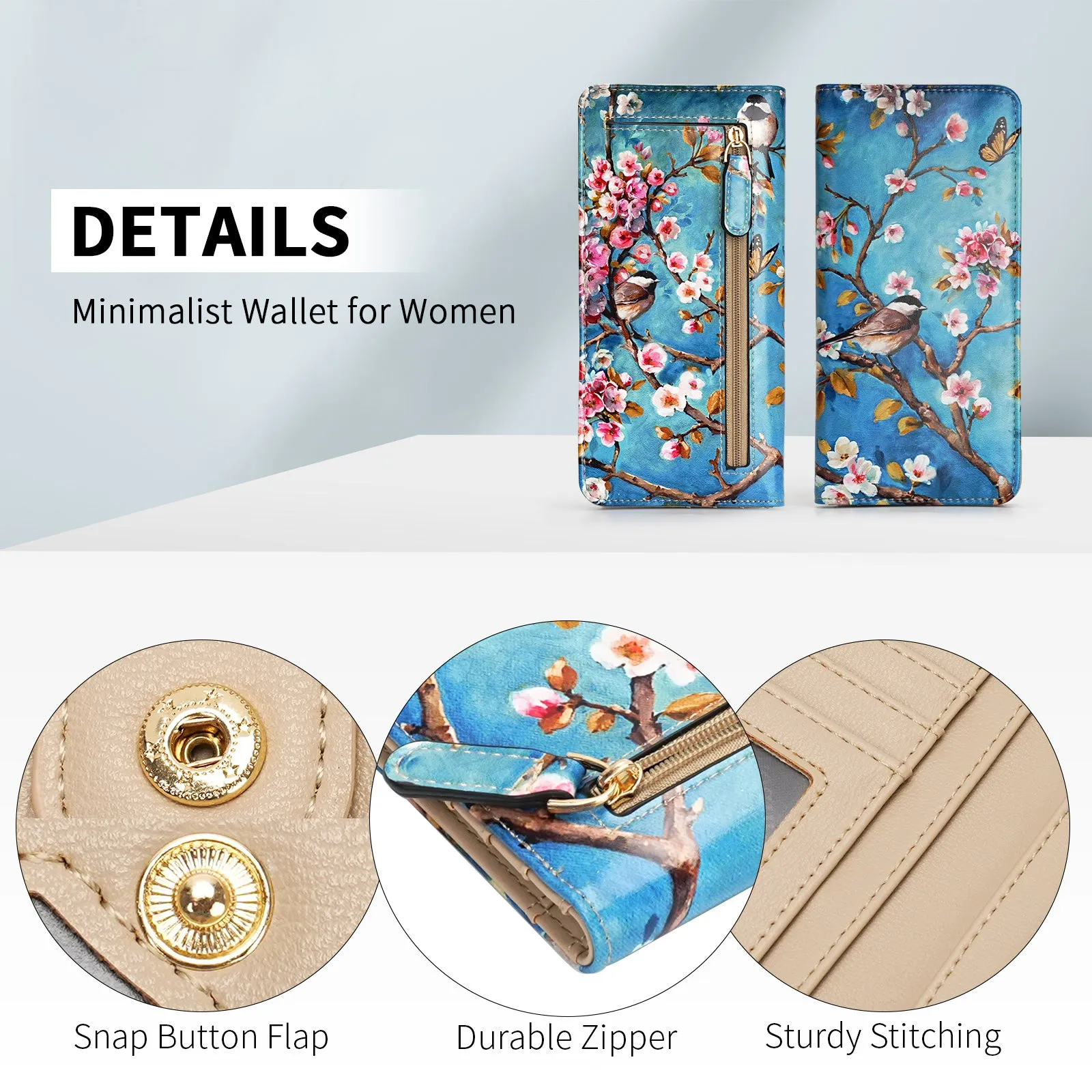 APHISON Ultra Slim RFID Long Wallet - 126