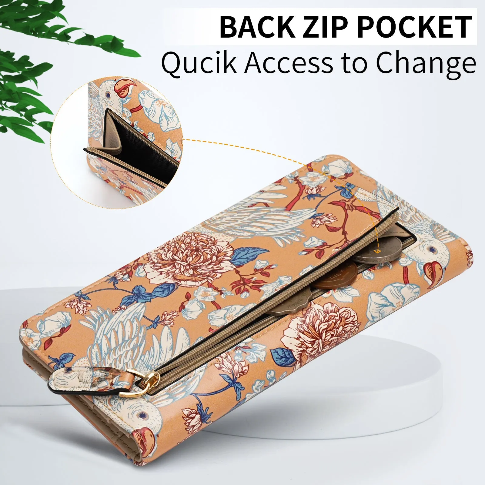 APHISON Ultra Slim RFID Long Wallet - 126