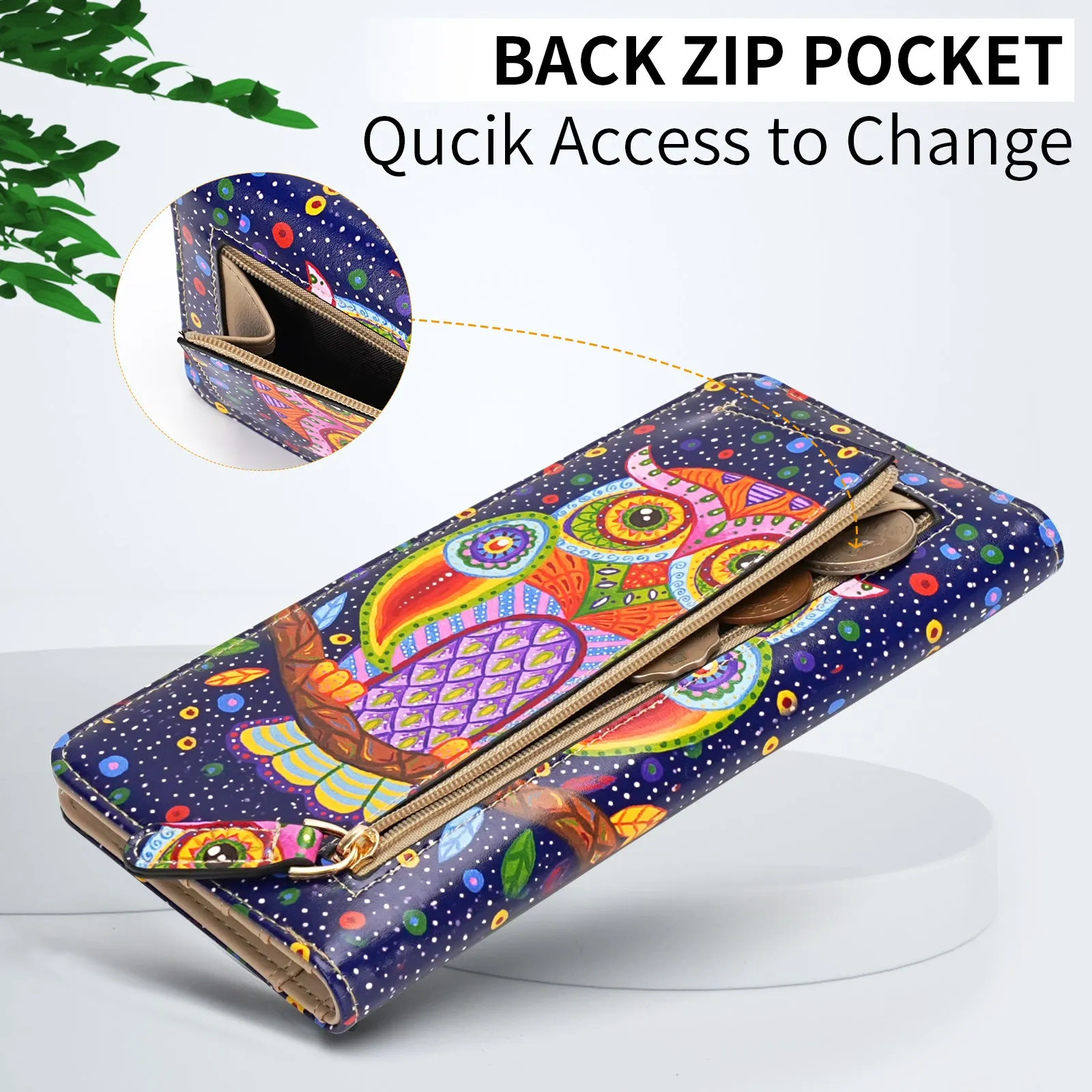 APHISON Ultra Slim RFID Long Wallet - 126