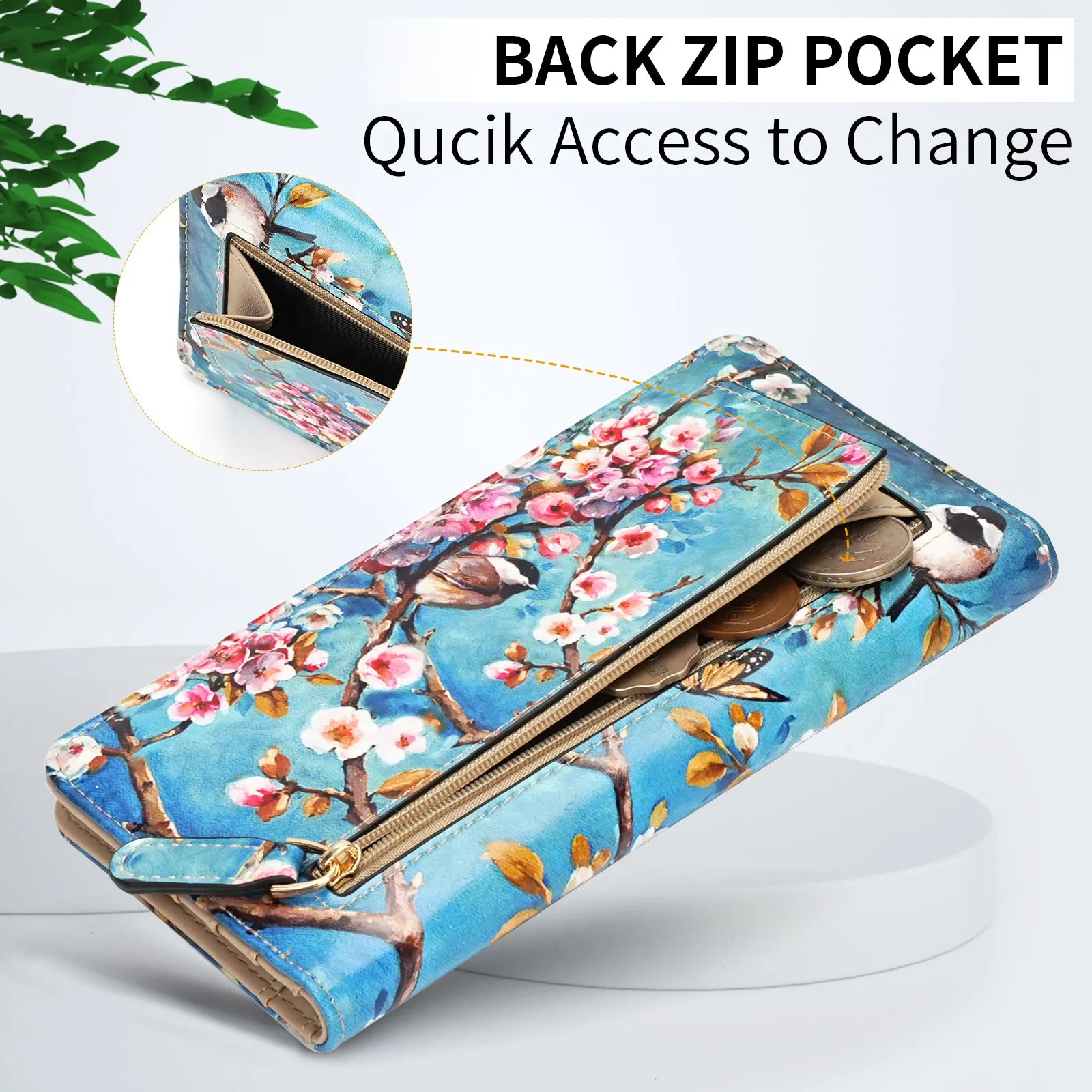 APHISON Ultra Slim RFID Long Wallet - 126