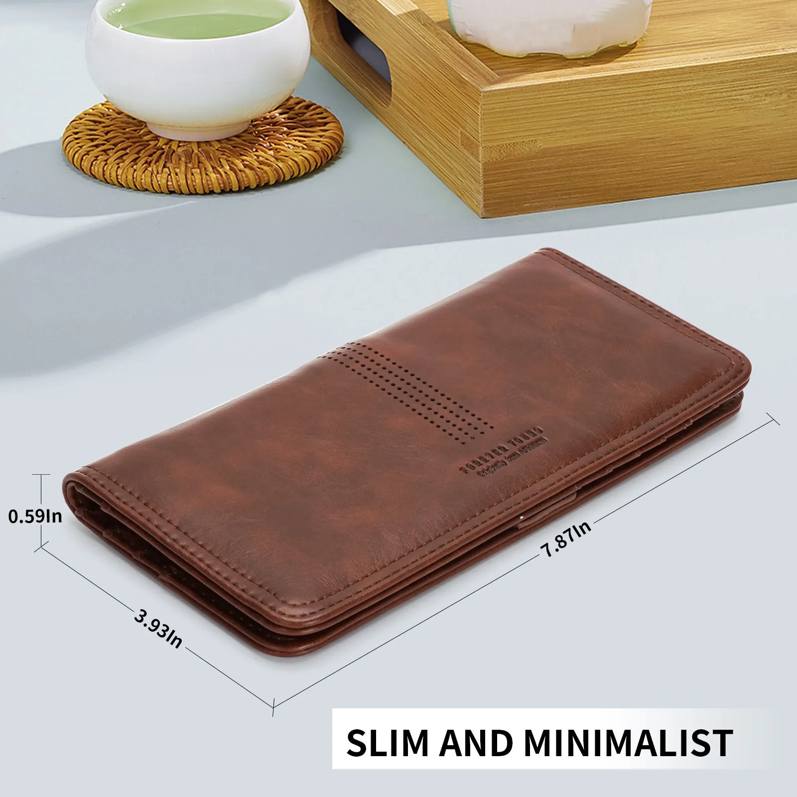 APHISON Ultra Slim RFID Long Wallet - 126