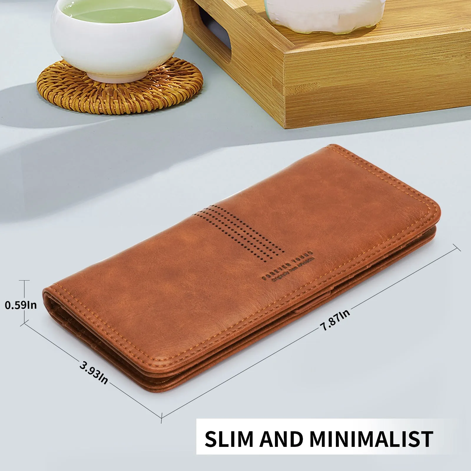 APHISON Ultra Slim RFID Long Wallet - 126