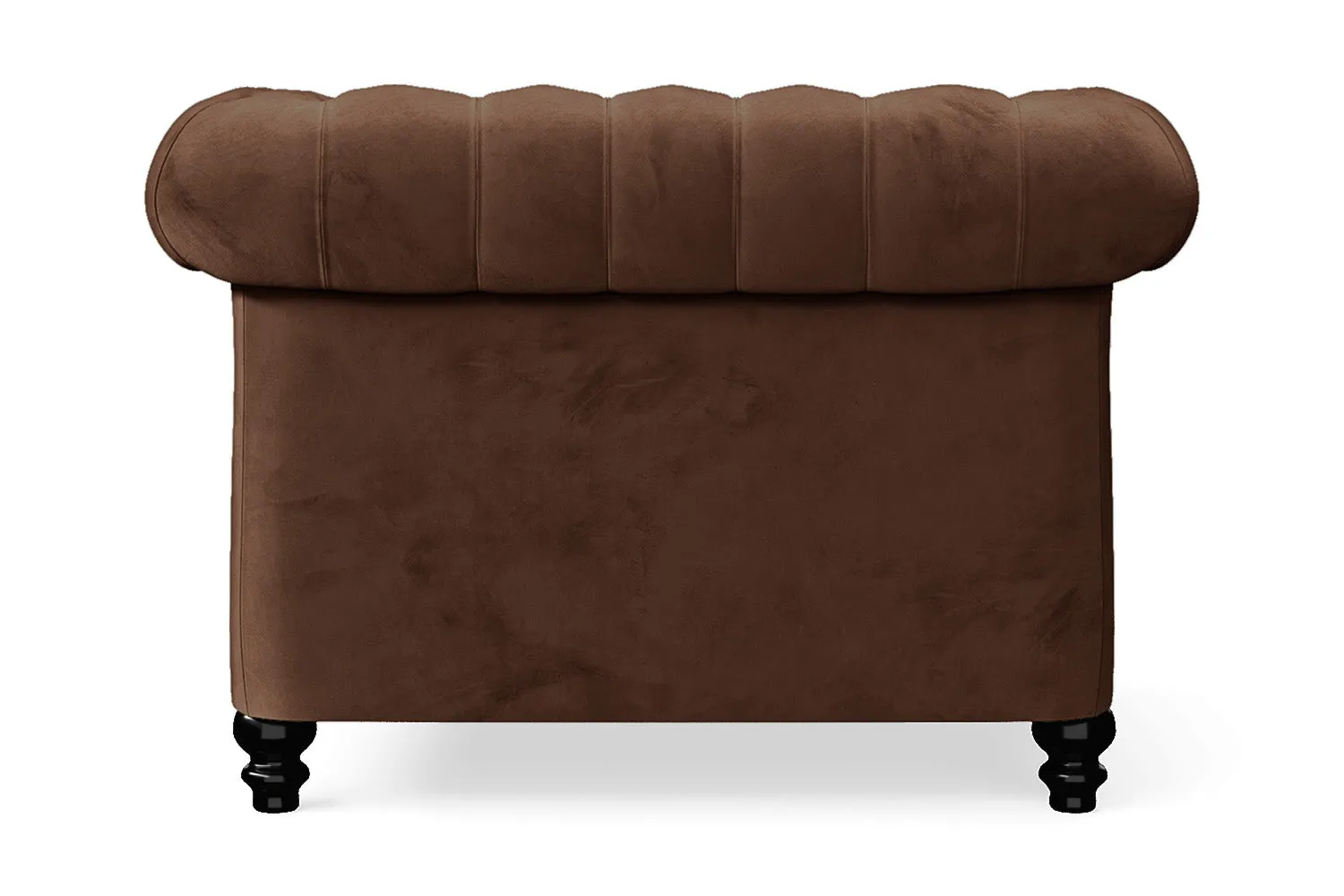 Aversa Armchair Coffee Brown Velvet