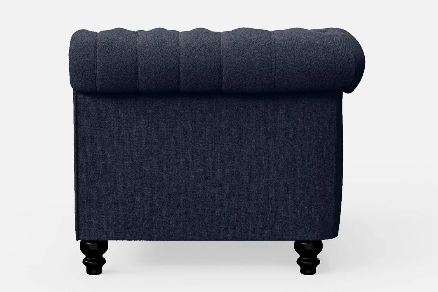 Aversa Armchair Dark Blue Linen Fabric