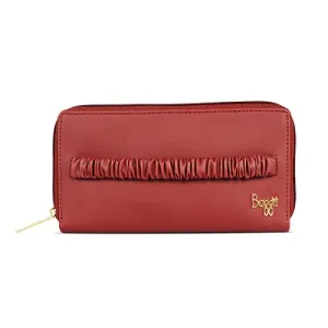 Baggit Women's Ziparound Wallet - Large (Red)