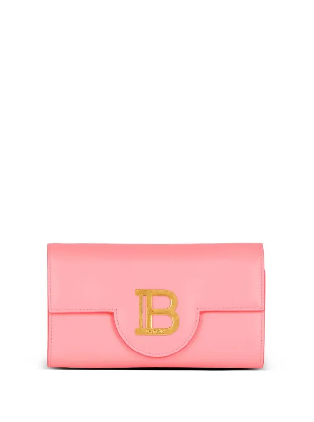 Balmain B-Buzz grained leather wallet