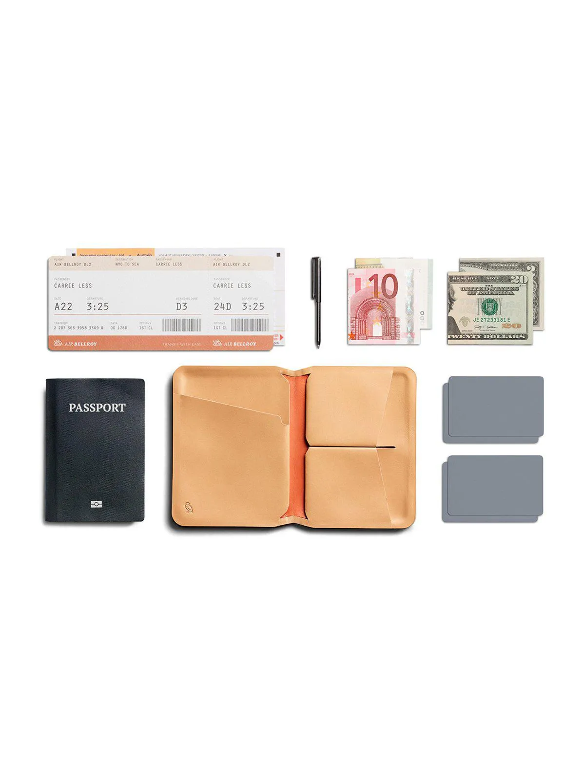 Bellroy APEX Passport Cover Tan