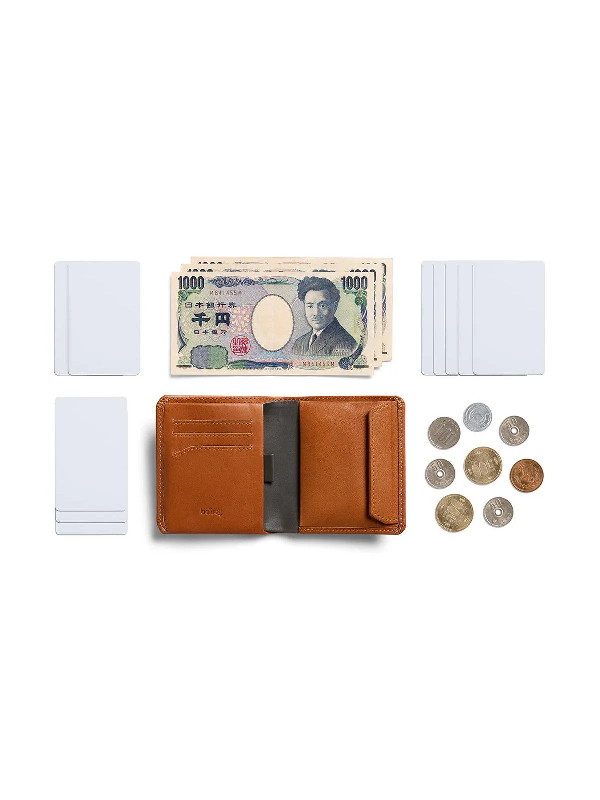 Bellroy Coin Wallet Caramel RFID