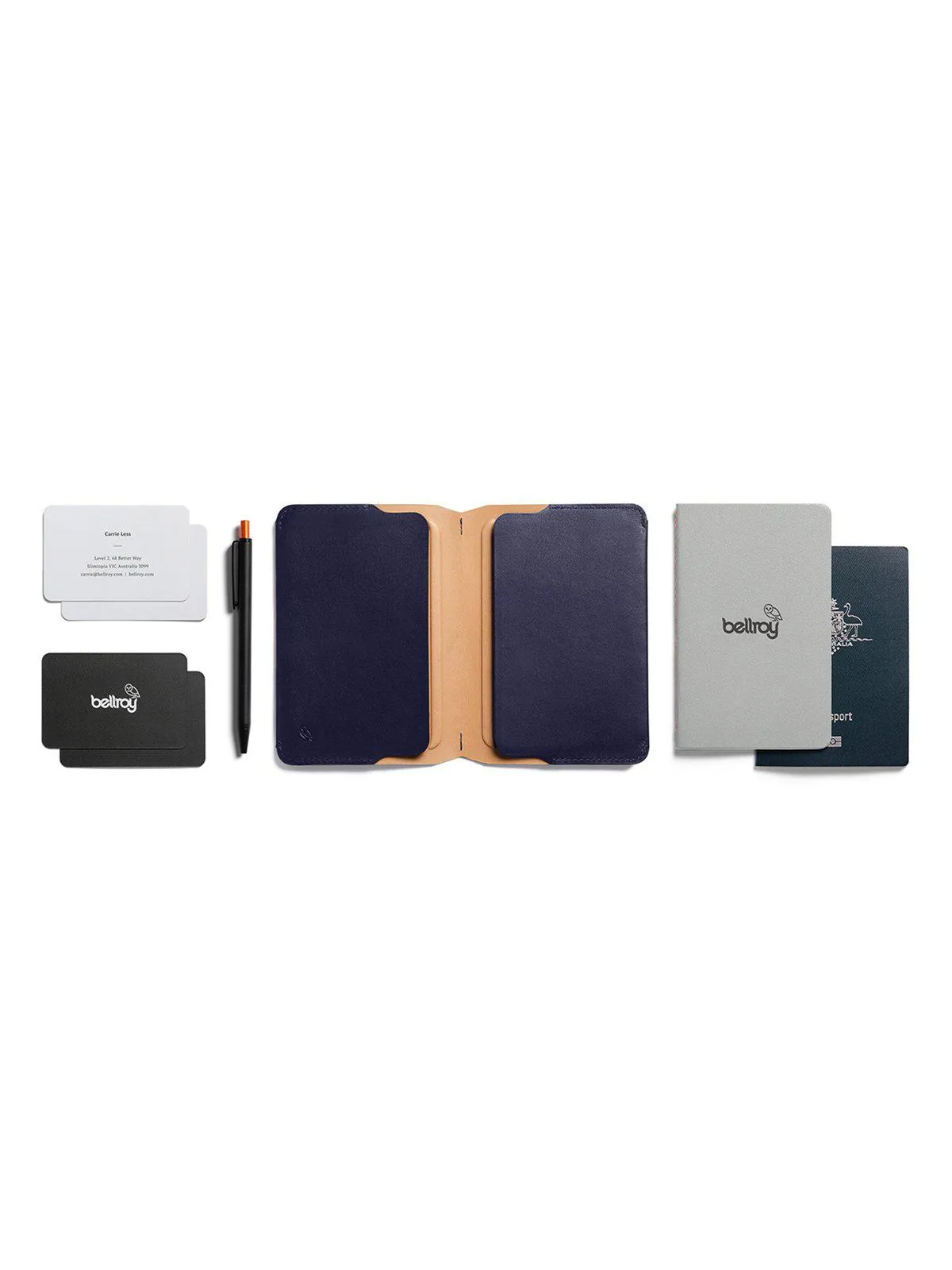 Bellroy Notebook Cover & Pen Navy