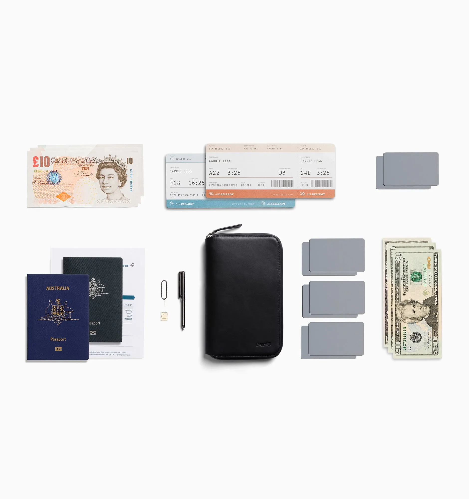 Bellroy Travel Folio Passport Wallet - Carryology Essential Edition