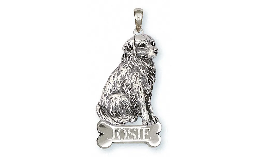 Bernese Mountain Dog Pendant Jewelry Sterling Silver Handmade Dog Pendant BM20-NP