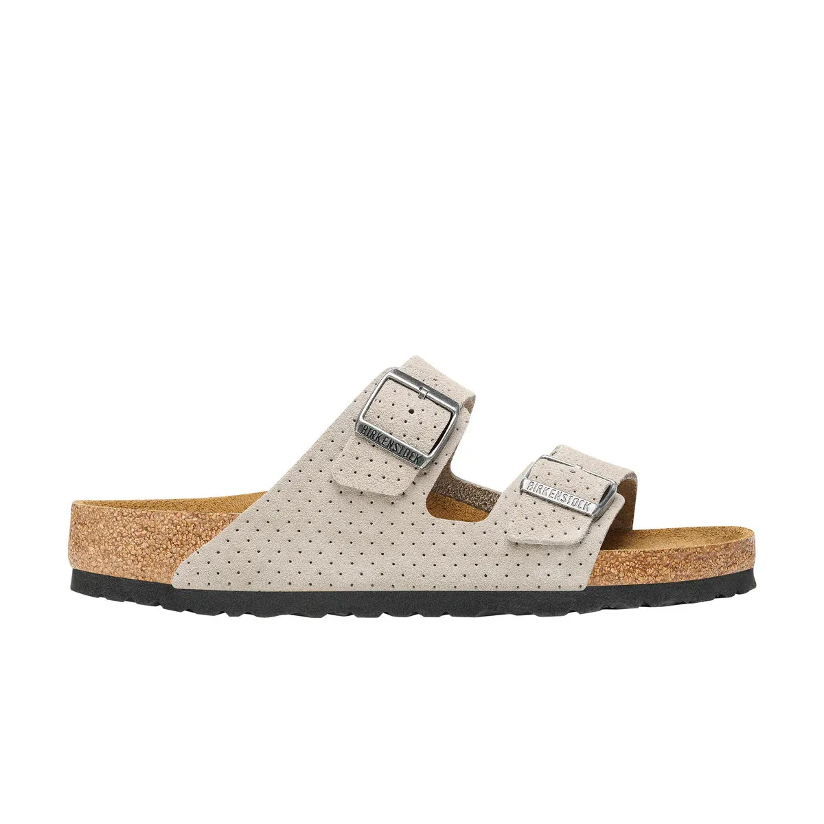 Birkenstock Stone Coin Embossed Suede Leather