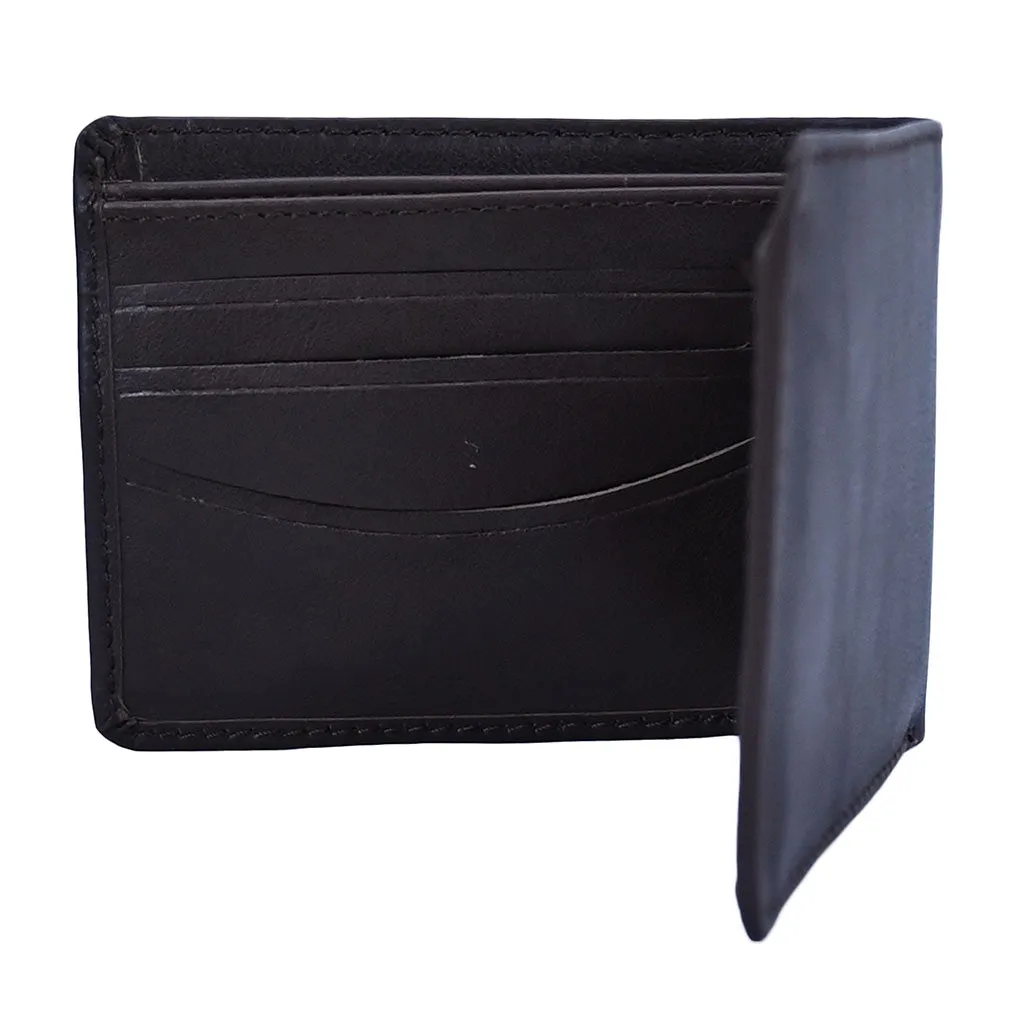 Business Leather Wallet Swanky Dark Brown