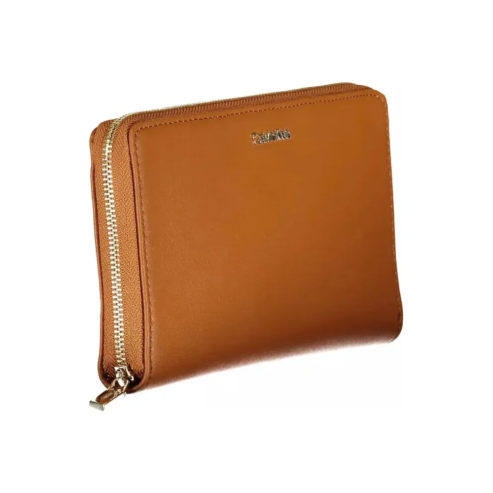 Calvin Klein Brown Polyethylene Women Wallet