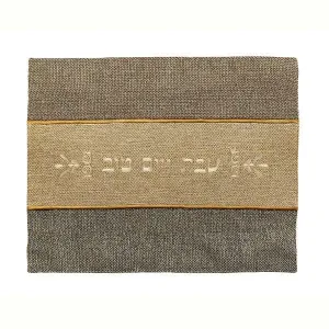 Challah Cover - Thick Materials - Linen - Black