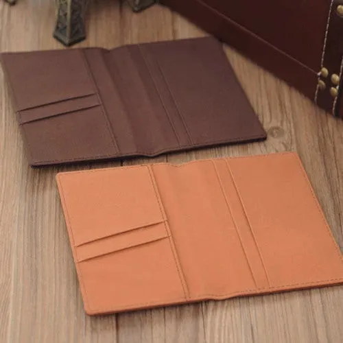 Classy Men Brown Passport Holder - 2 Colors