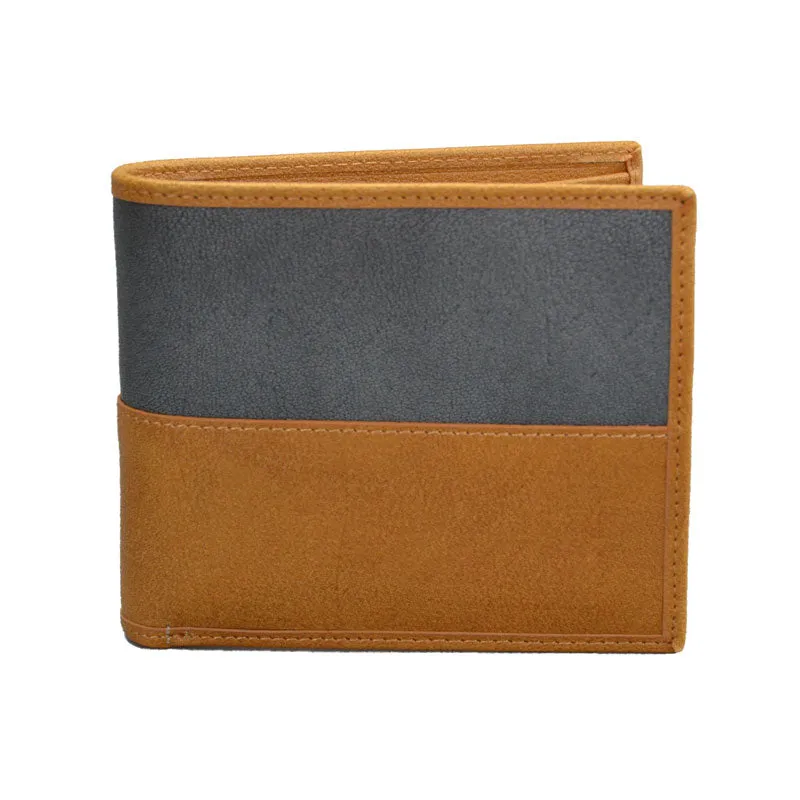 COLT - Mr Selby Mens Tan and Grey Genuine Leather Wallet in Gift Box