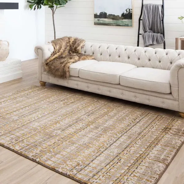 Cosmopolitan 91219 20047 Flirt Brushed Gold Rug