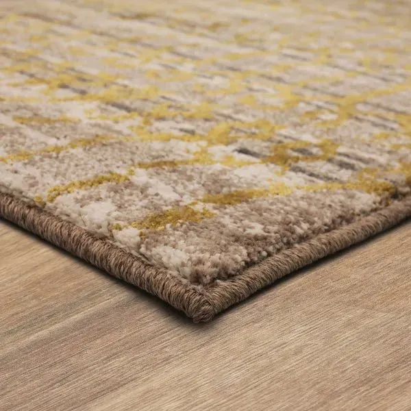 Cosmopolitan 91219 20047 Flirt Brushed Gold Rug