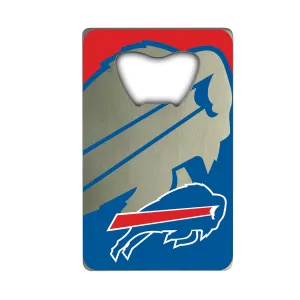 Fanmats Buffalo Bills Credit Card Style Bottle Opener - 2” x 3.25"