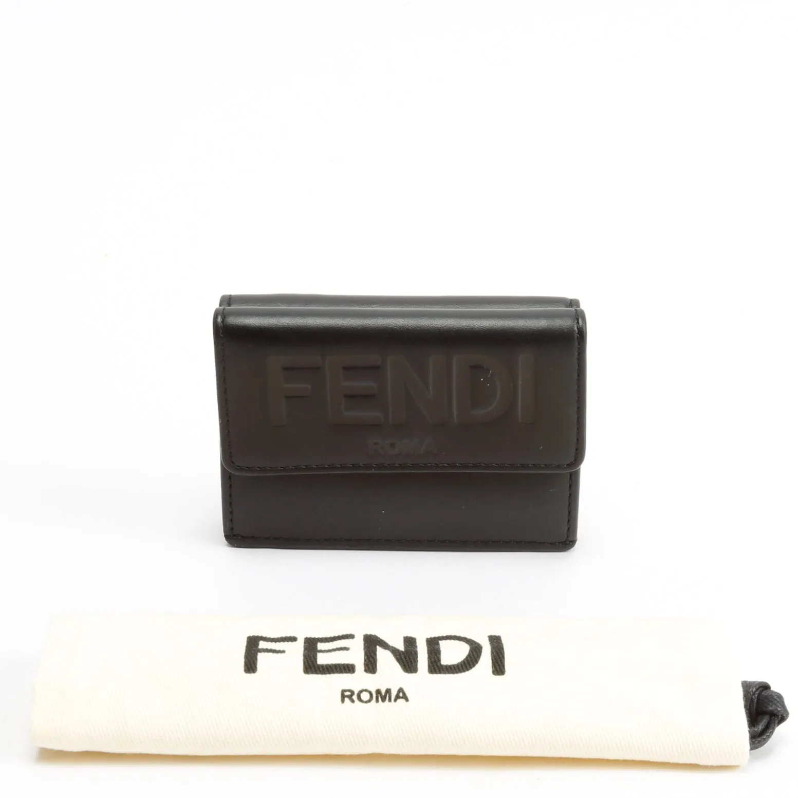 FENDI Card Holder/Wallet Black