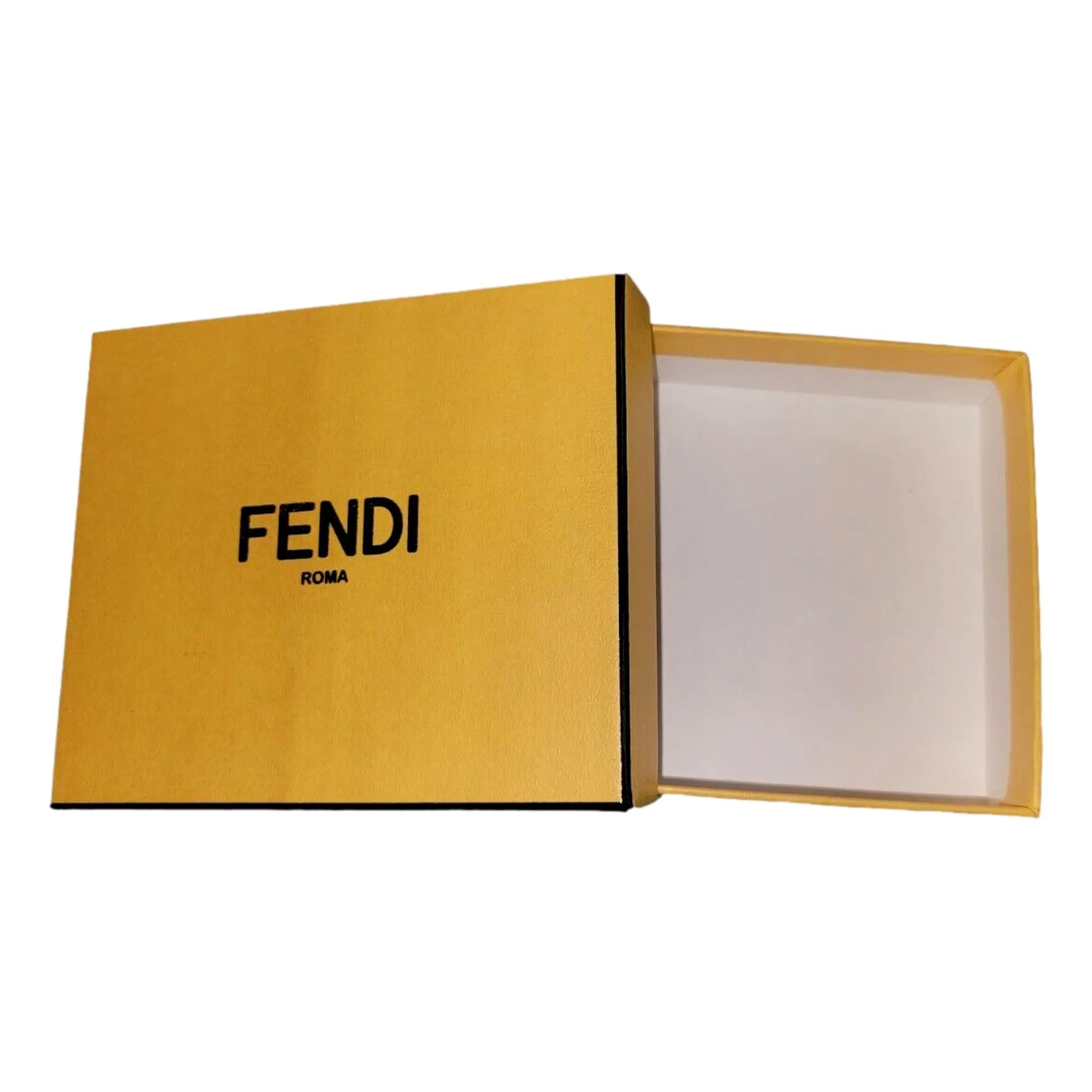 Fendi Peekaboo Kiwi Green Grained Leather Card Case Wallet