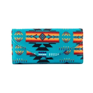 Fleece Printed Wallet W/ Foldback