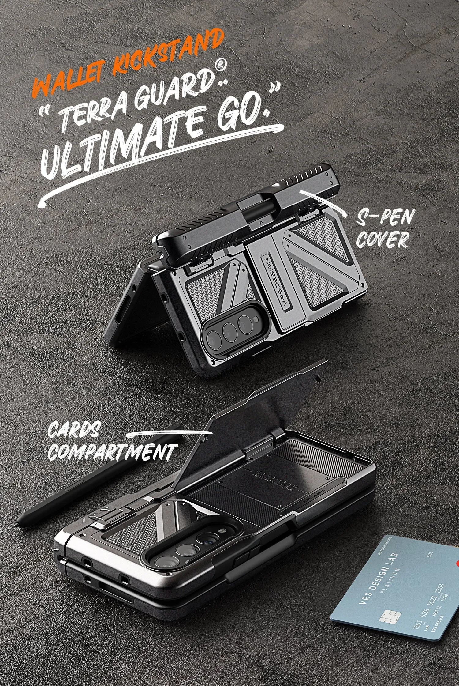 Galaxy Z Fold 4 Case Terra Guard Ultimate Go S Series