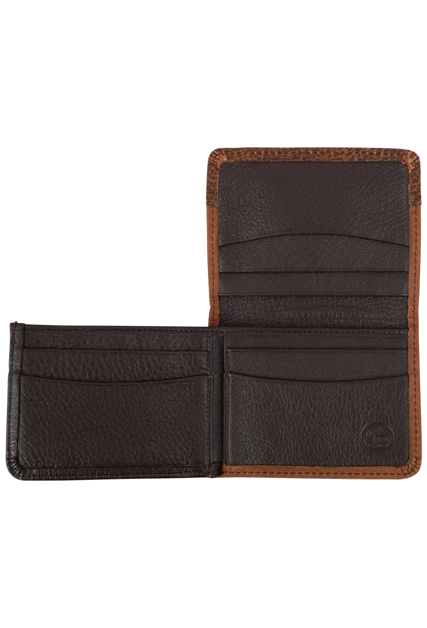 Gaucho Bifold Wallet - Tan and Brown