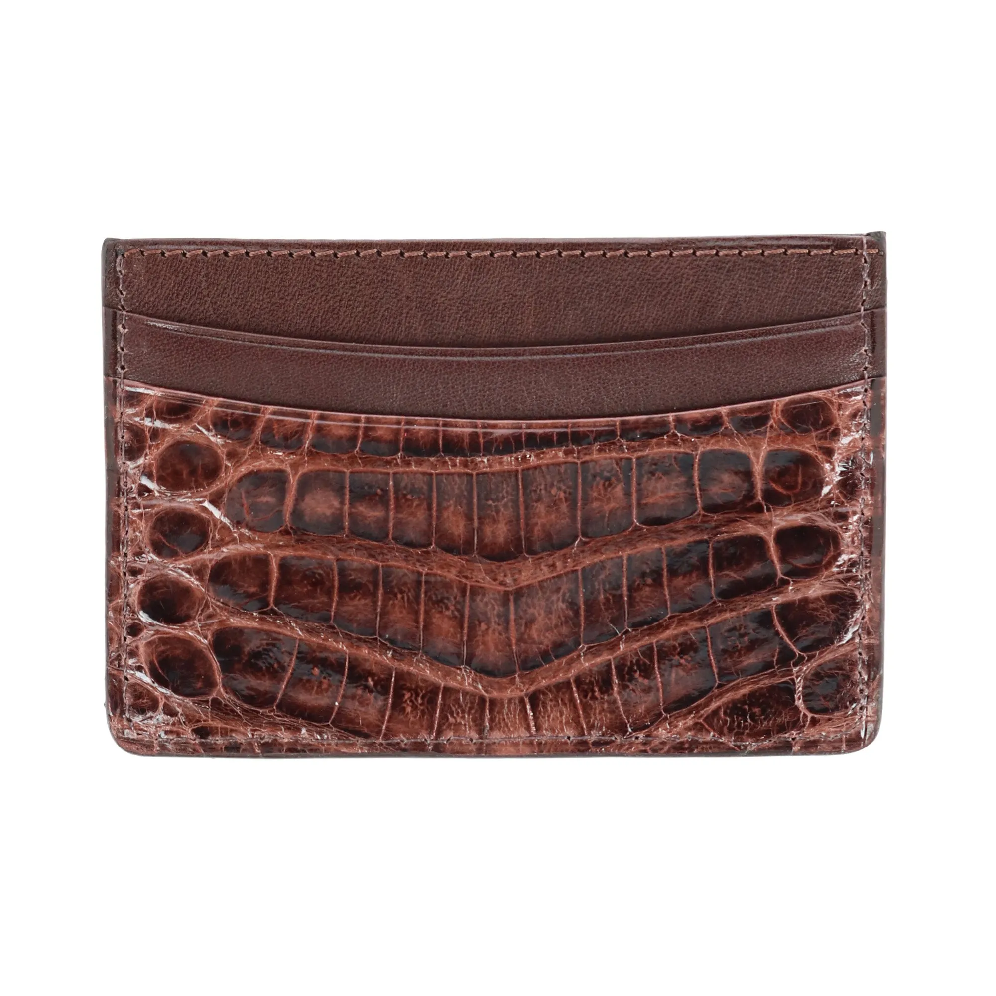 Genuine Crocodile Card Case