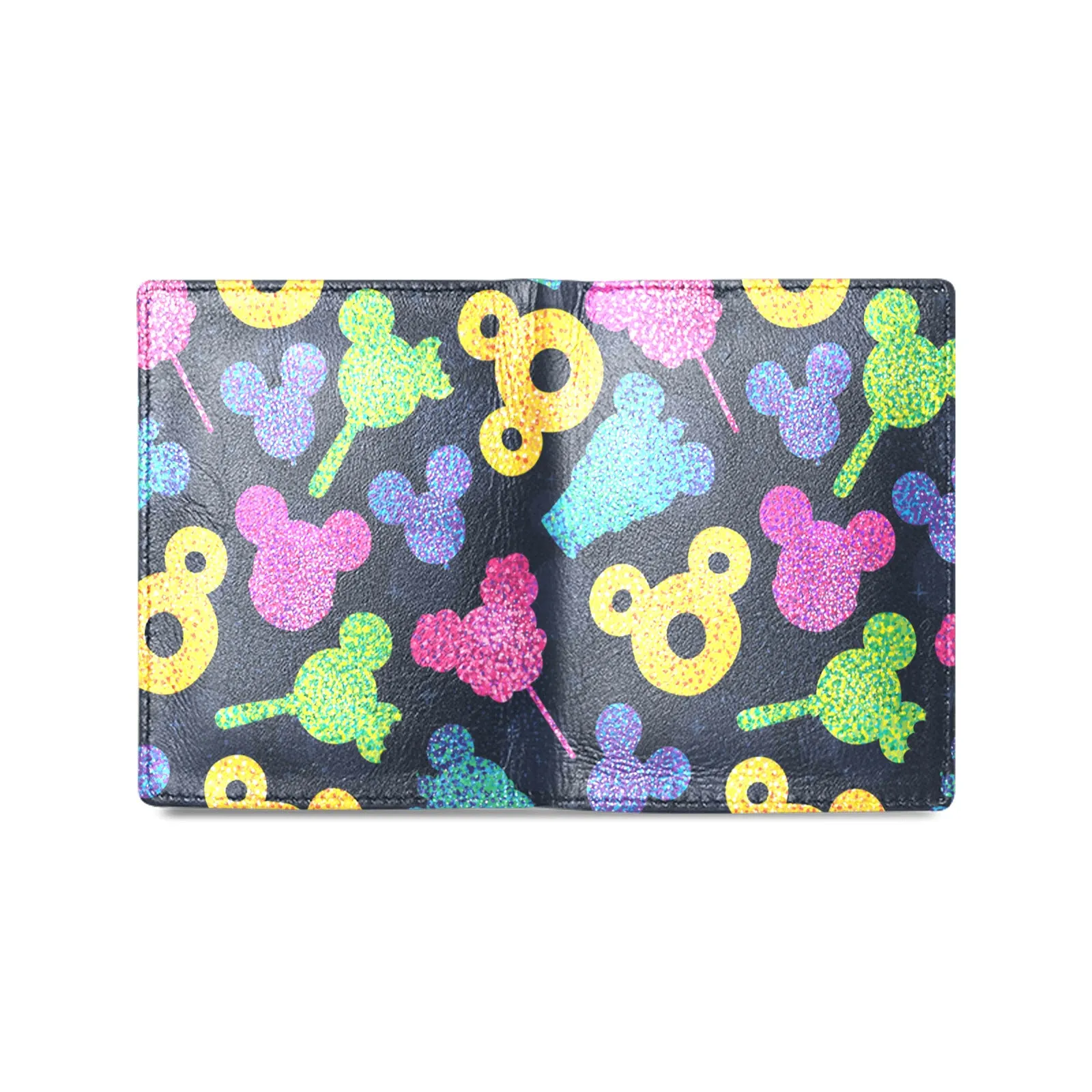 Glitter Park Snacks Men's Leather Wallet