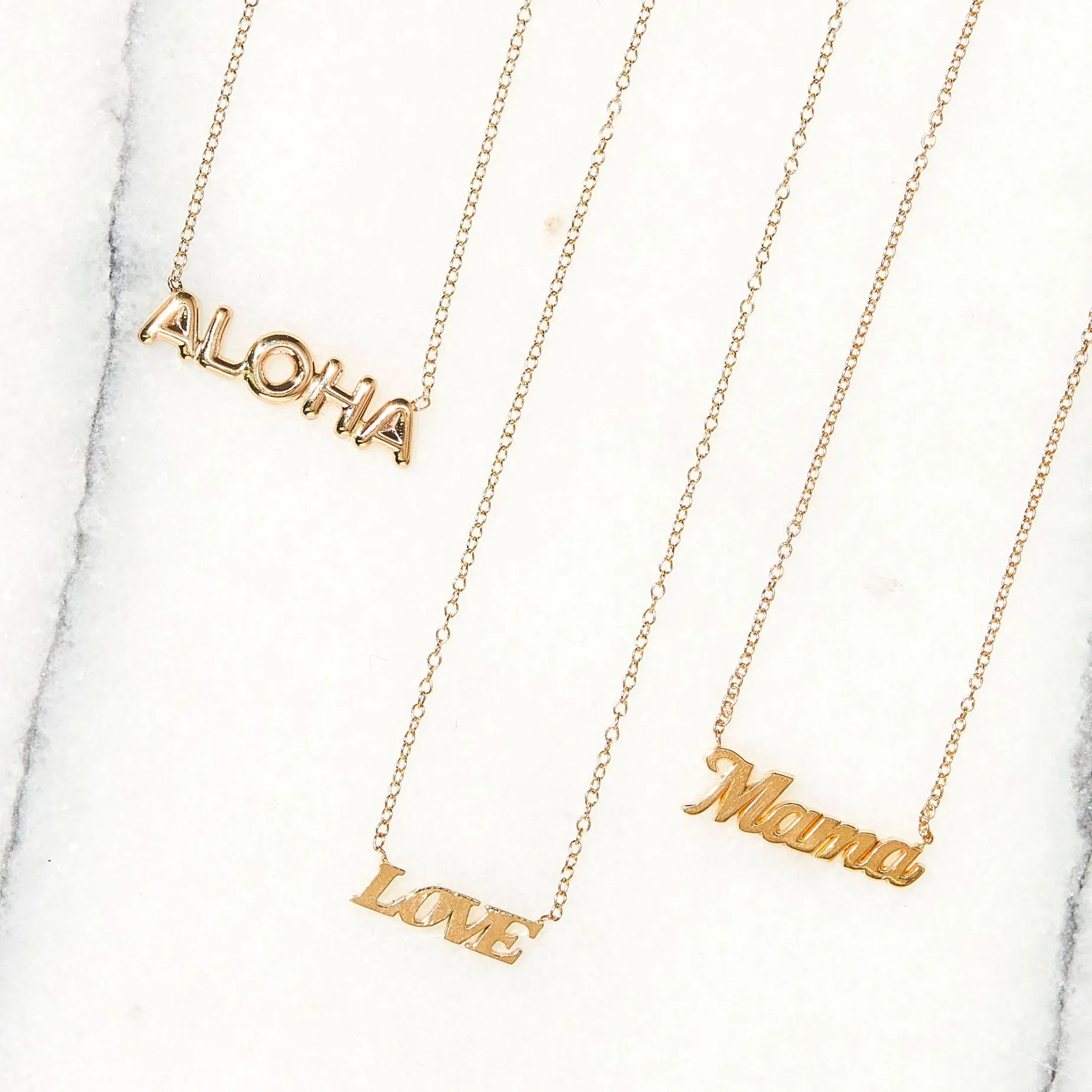 Helium Name It Necklace