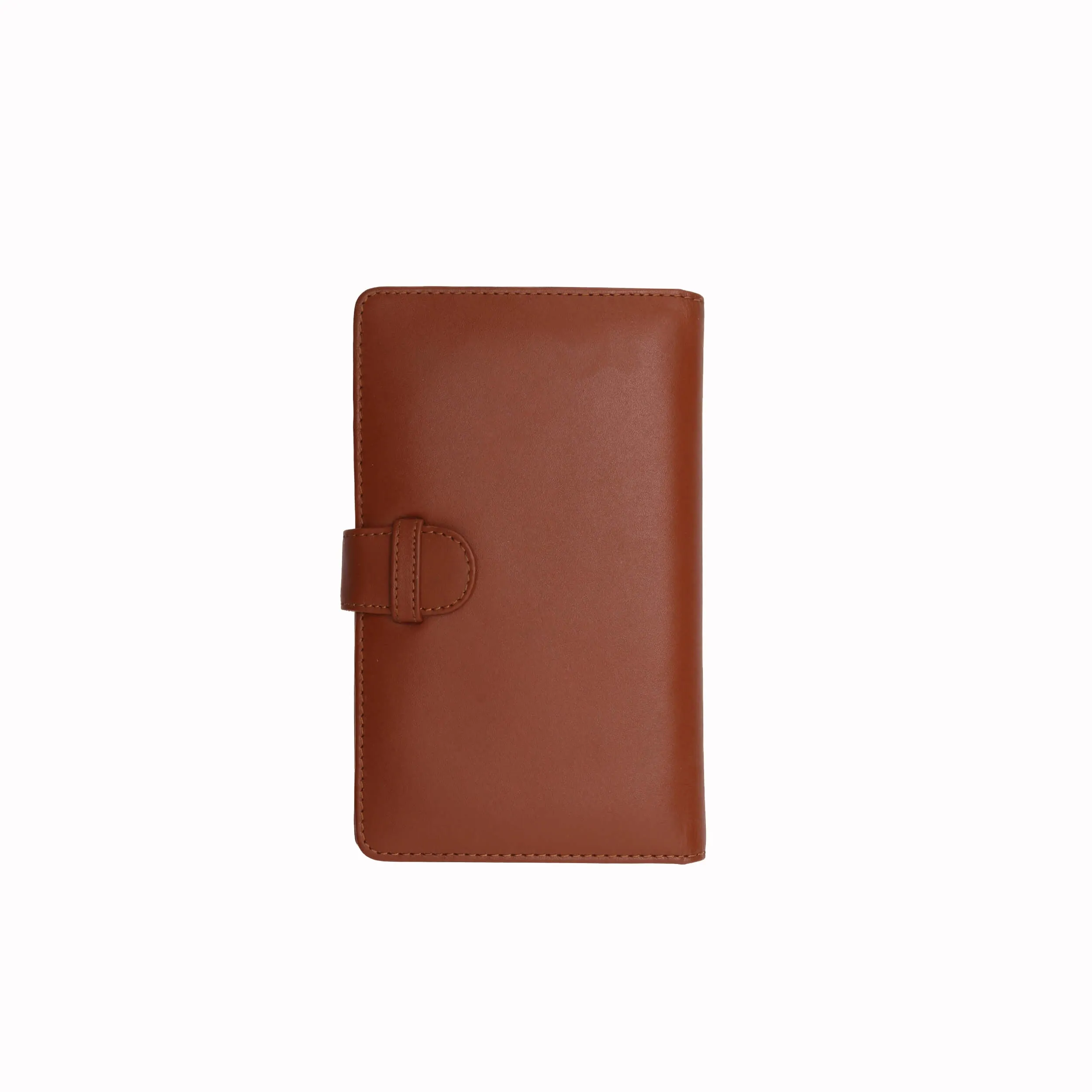 Hudson Full Grain Leather Travel Wallet Brown