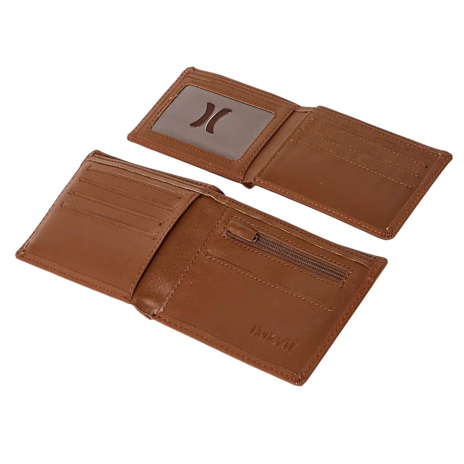 Hurley One & Only Leather Wallet - Tan