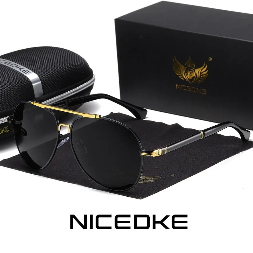 INSTOCK - New polarized high-end driving mirror men's sunglasses.