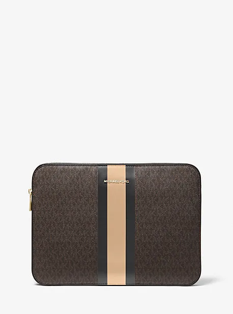 Jet Set Logo Stripe 13 Inch Laptop Case