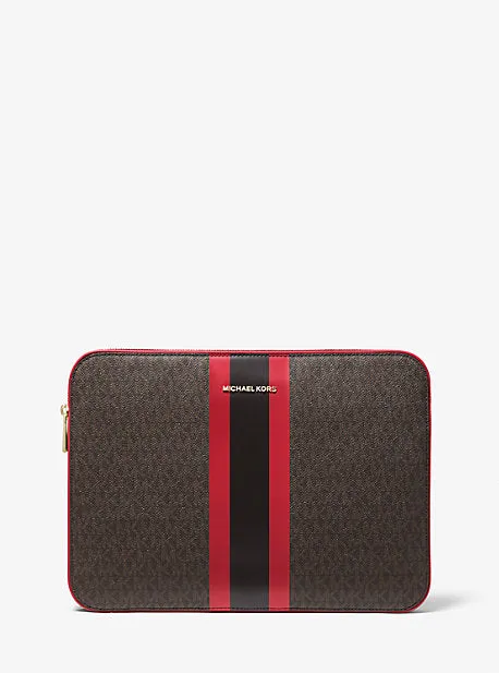 Jet Set Logo Stripe 13 Inch Laptop Case