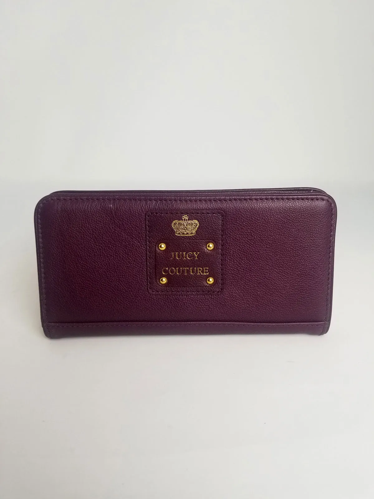 Juicy Couture Plum Rectangle Leather Wallet