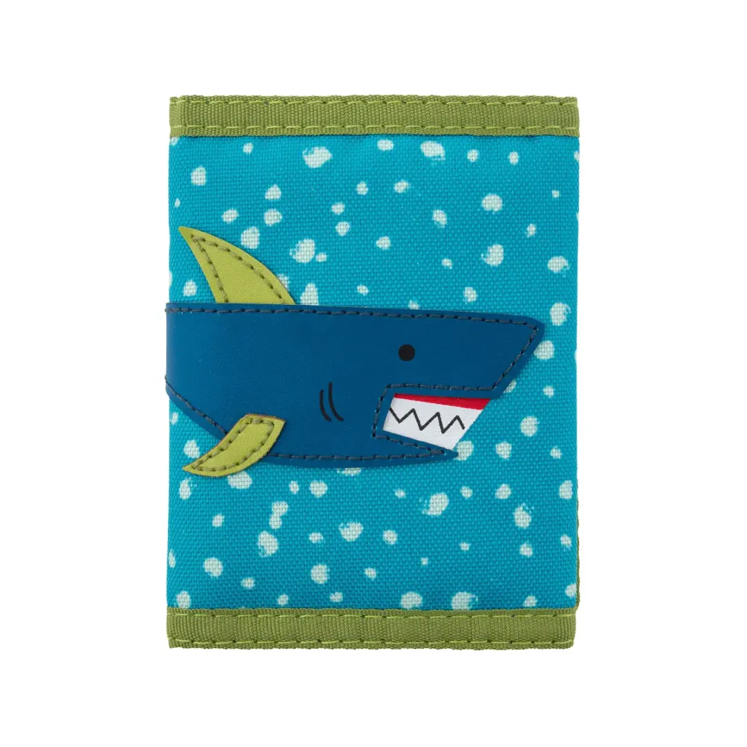 Kids Shark Tri-Fold Wallet