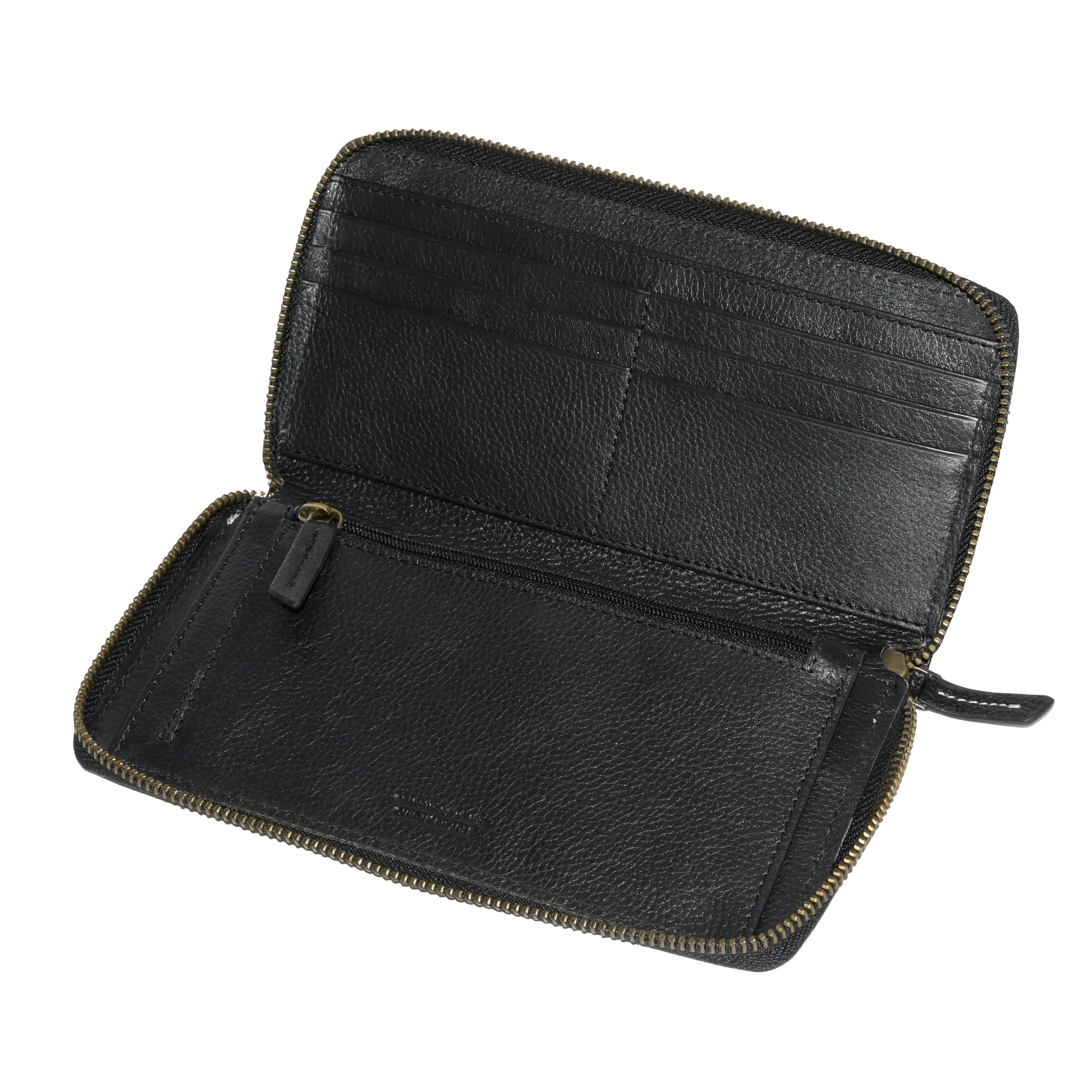 Ladies Slim Zipper Round Wallet