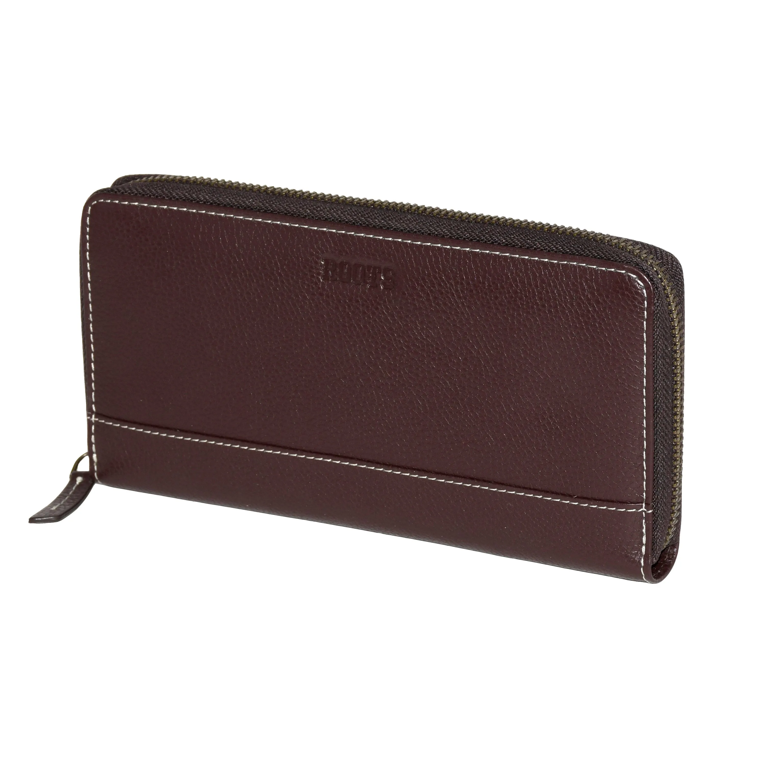 Ladies Slim Zipper Round Wallet