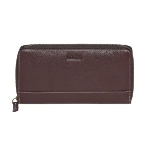 Ladies Slim Zipper Round Wallet