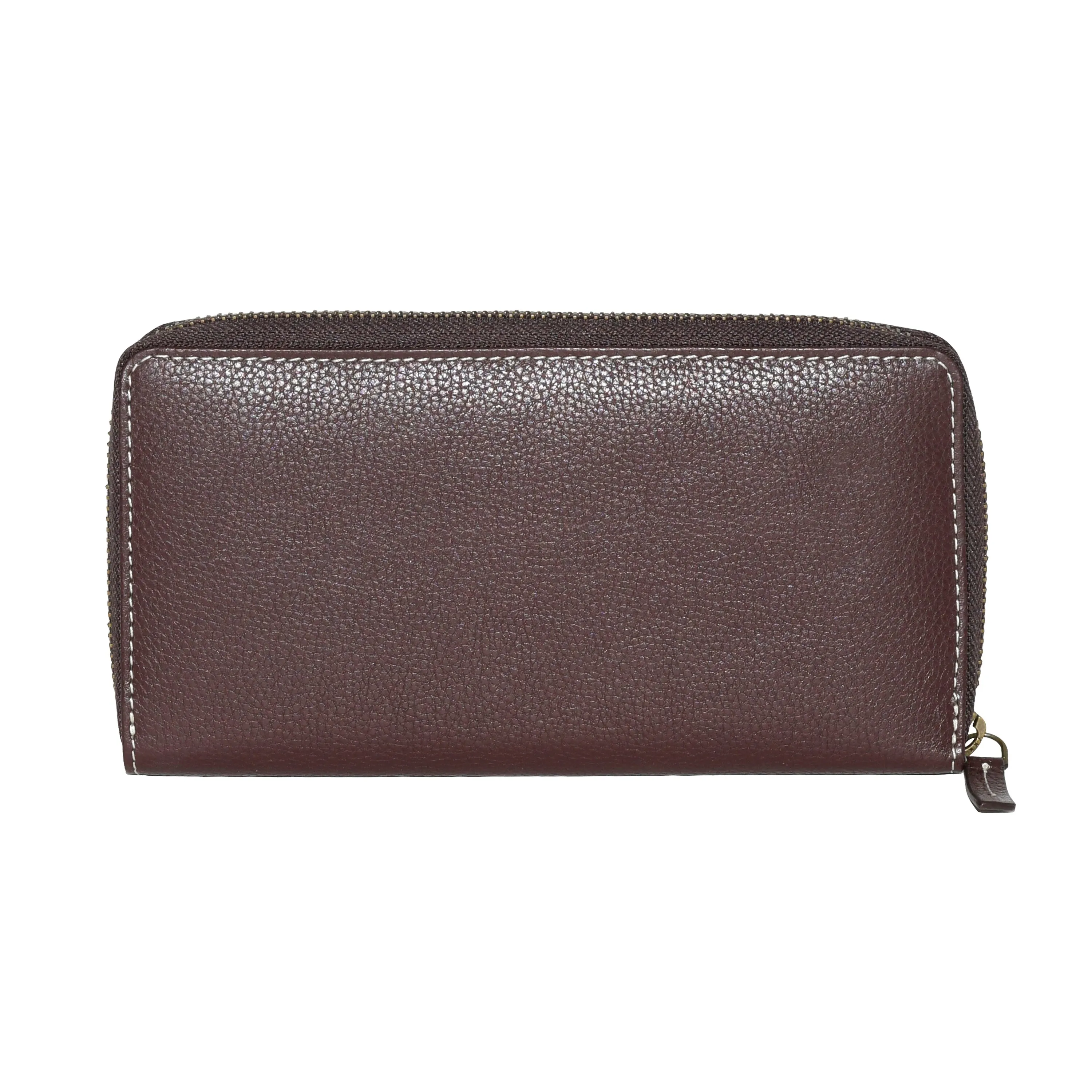 Ladies Slim Zipper Round Wallet