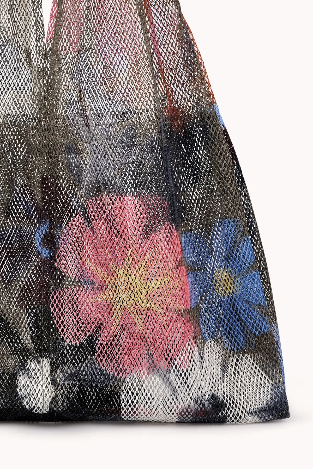 LARGE FLORAL PRINT MESH TOTE BY EPICE