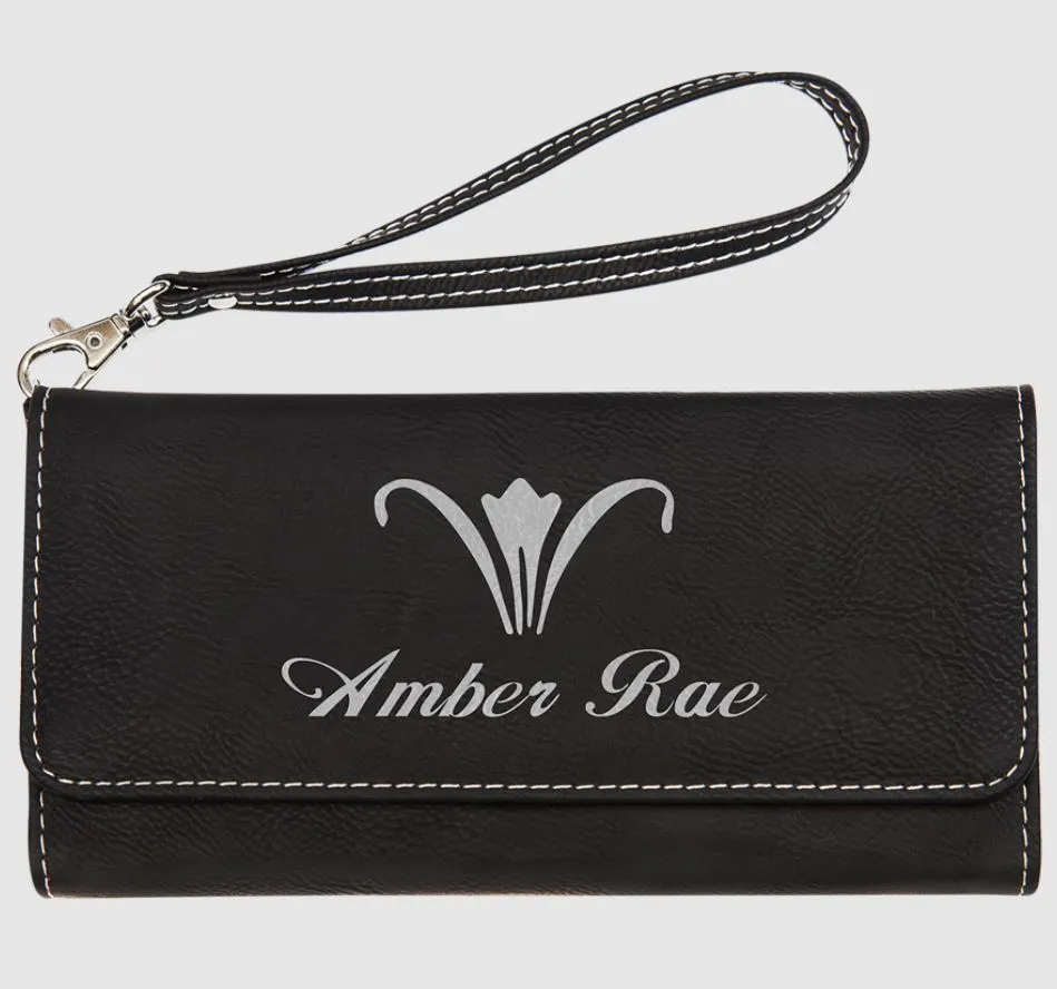 Leatherette Wristlet