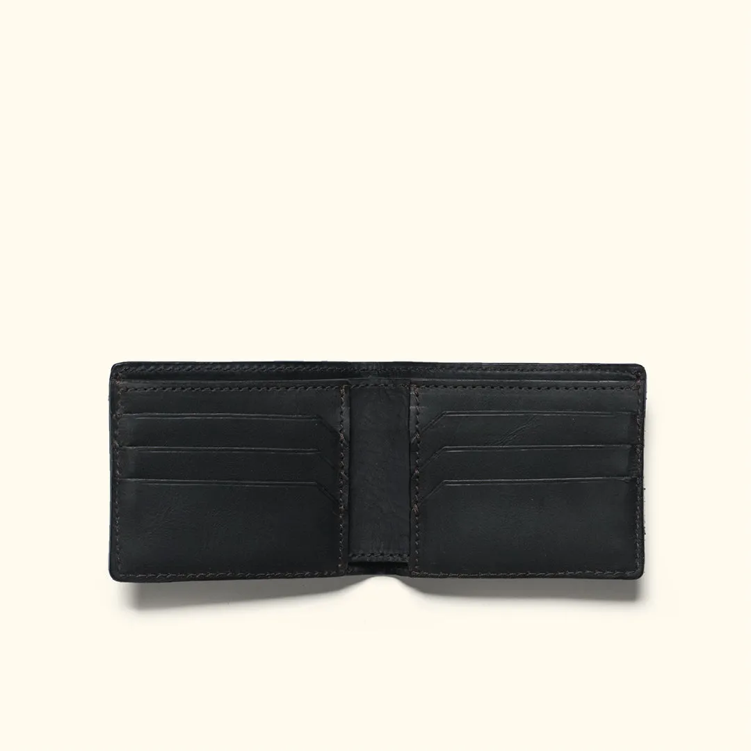 Limited Edition Jefferson Leather Bifold Wallet | Black