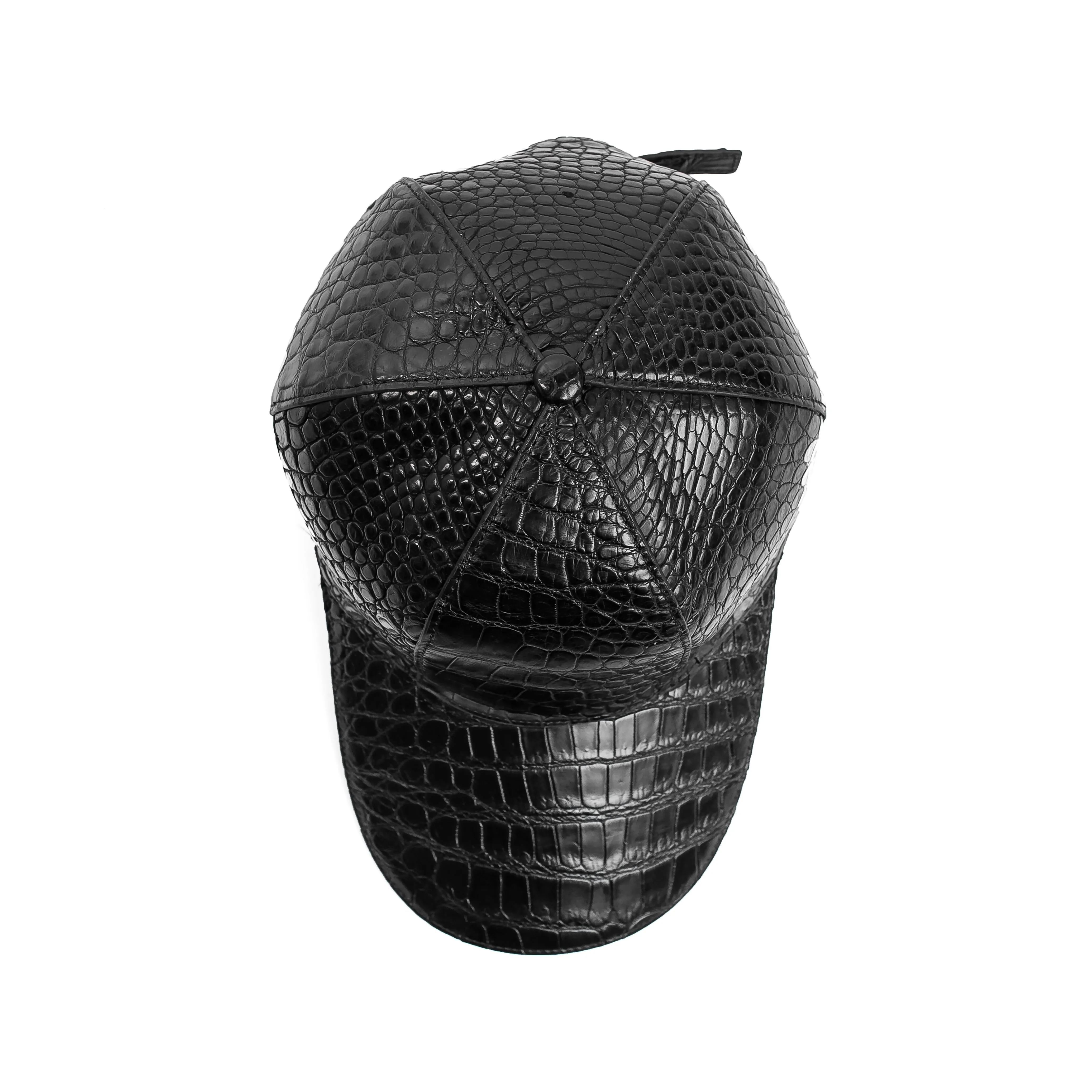 Luxorius Natural Leather CrocoCrown Cap